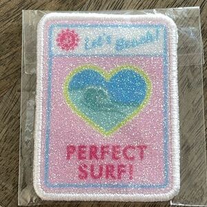 Stoney Clover Lane Barbie Glitter Surf patch let’s Beach Ltd Edition SCL heart